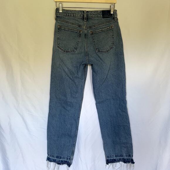 Abercrombie & Fitch medium wash the baggy low rise women's size 25 curve love - Picture 7 of 9